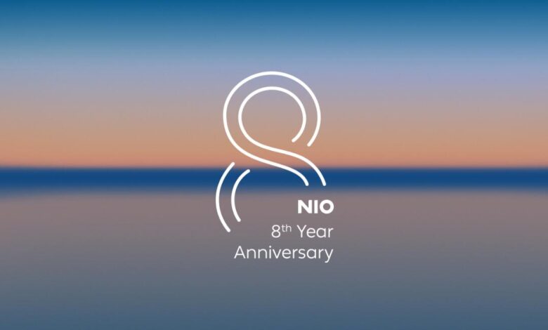 NIO 8 years